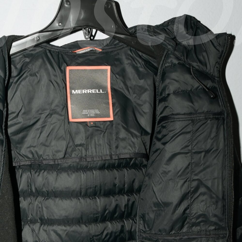 Merrell Hooded Mixed Media Puffer Softshell - Picture 15 of 15